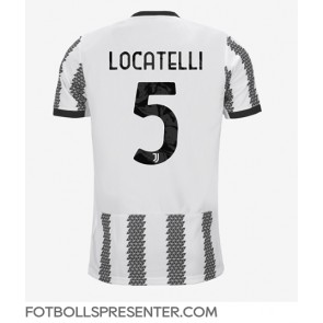 Juventus Manuel Locatelli #5 Hemma Matchtröja 2022-23 Kortärmad
